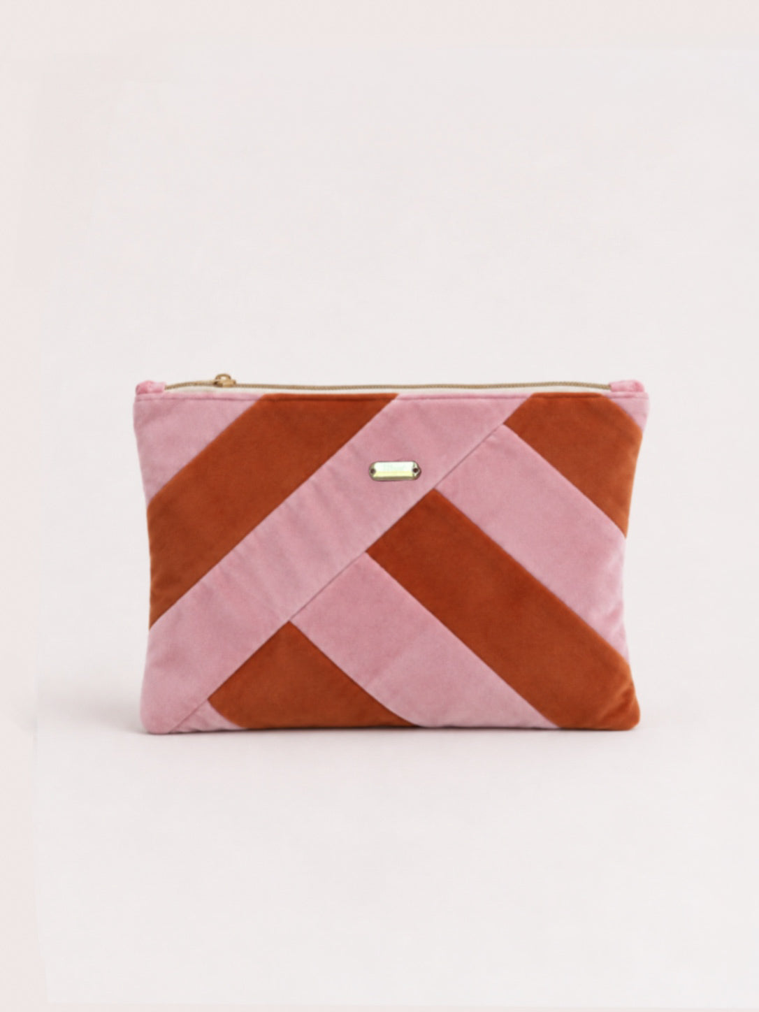 Sophie Bolso Bandolera Colorblock Sakura x Terracotta