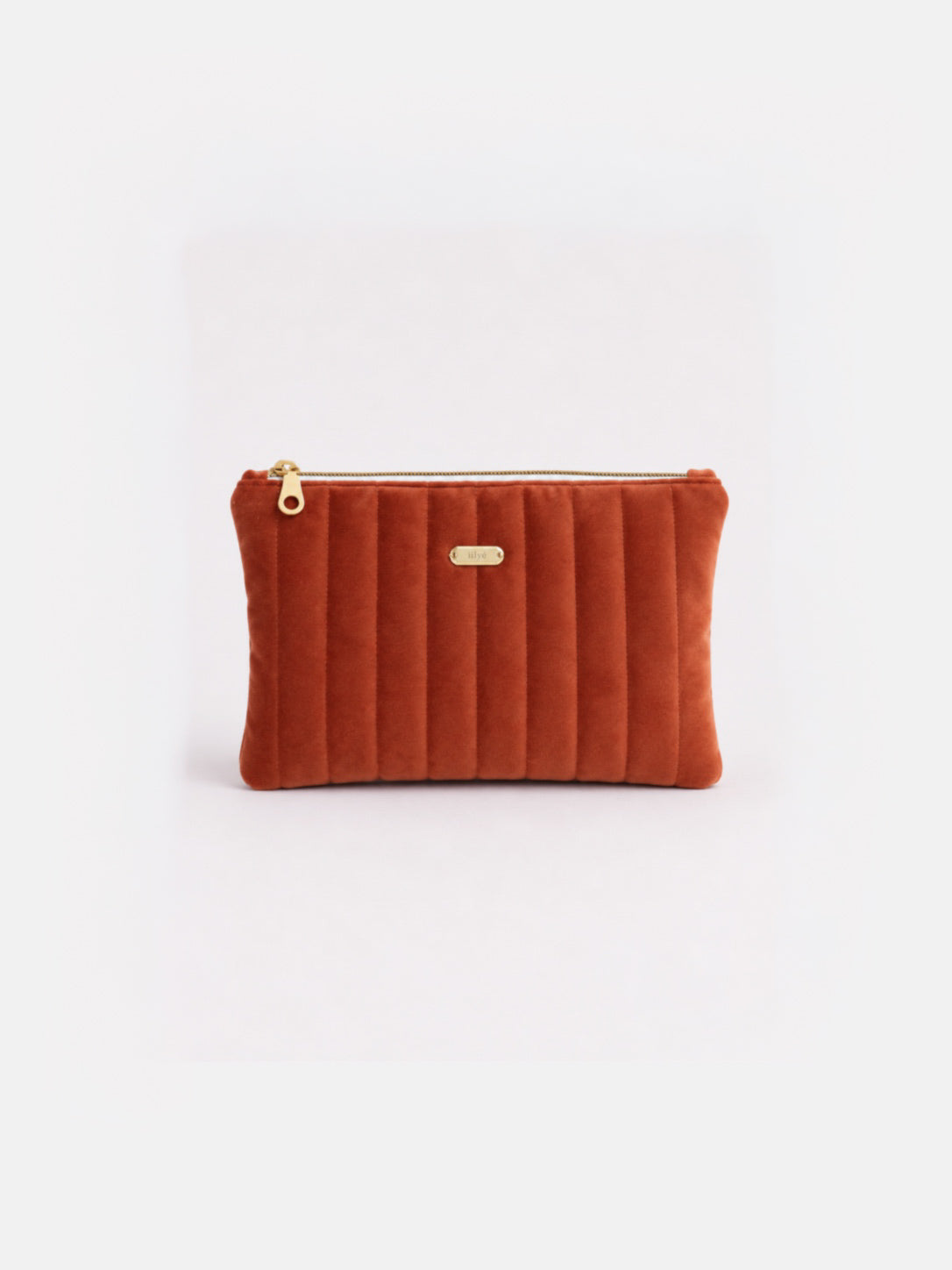 Neceser Plano Acolchado Terracota