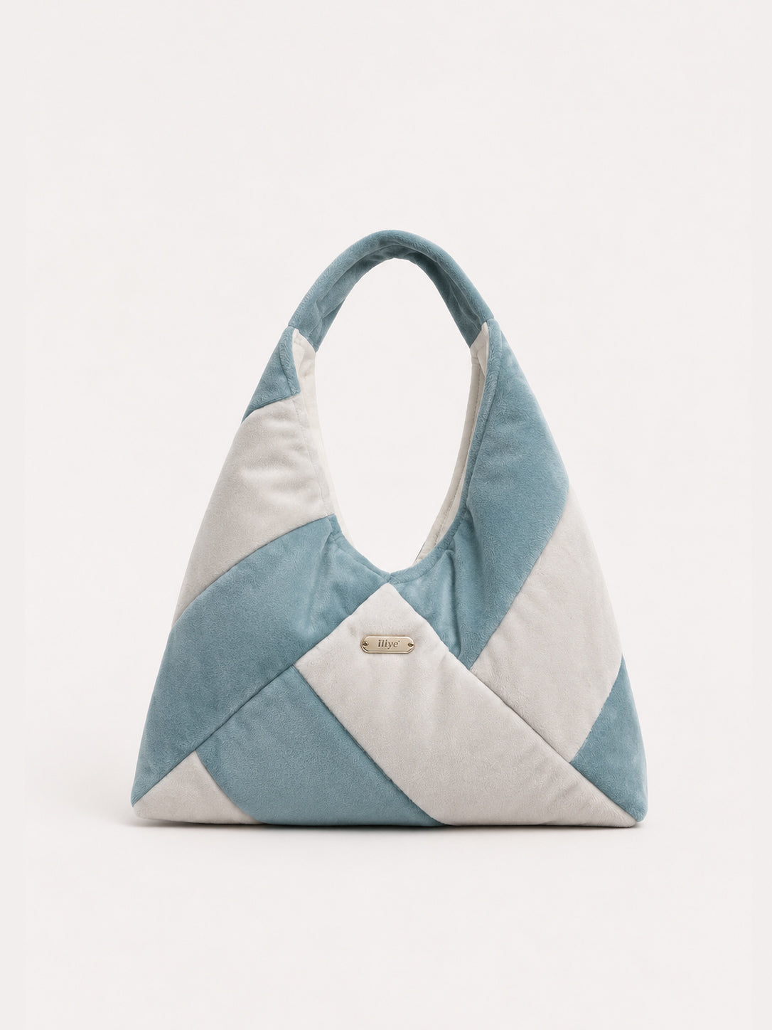 Olivia Bolso de Mano Colorblock Mist x Stone