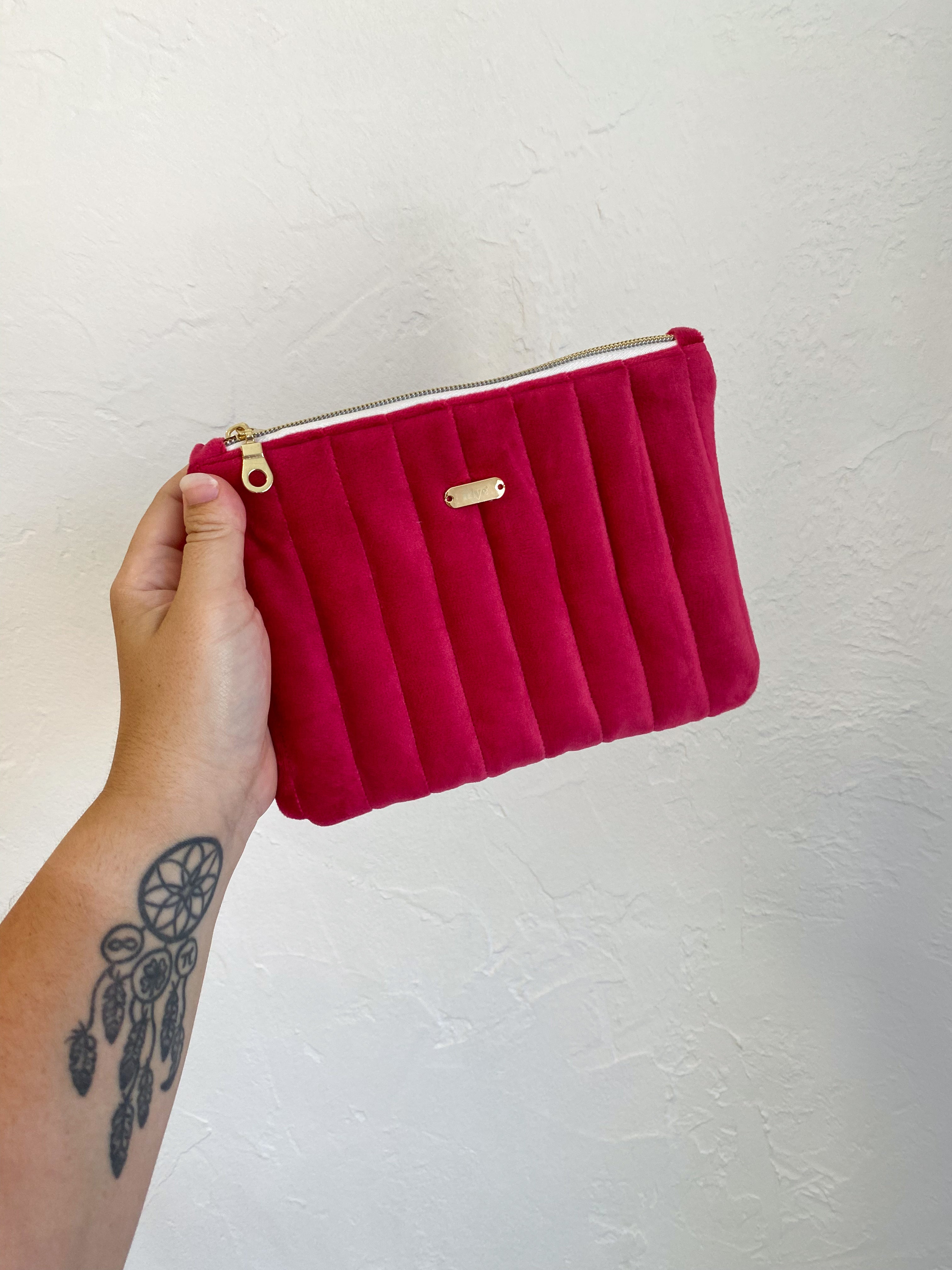 Neceser Plano Acolchado Cherry