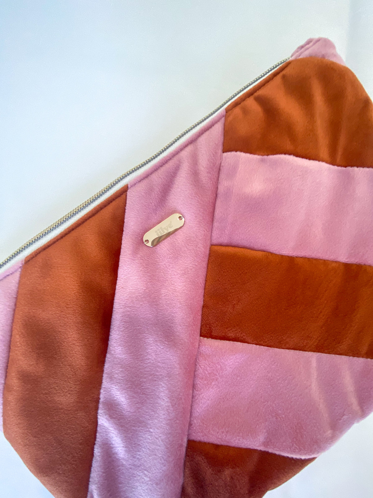 Sophie Bolso Bandolera Colorblock Sakura x Terracotta